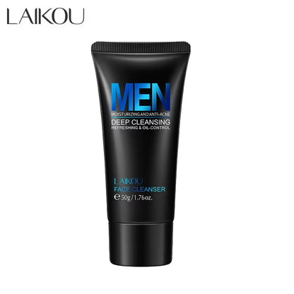 Men Facial Cleanser Face Washing Moisturizing Man Skin Care Oil Control Blackhead Remove Scrub Cosmetics Deep Norishing