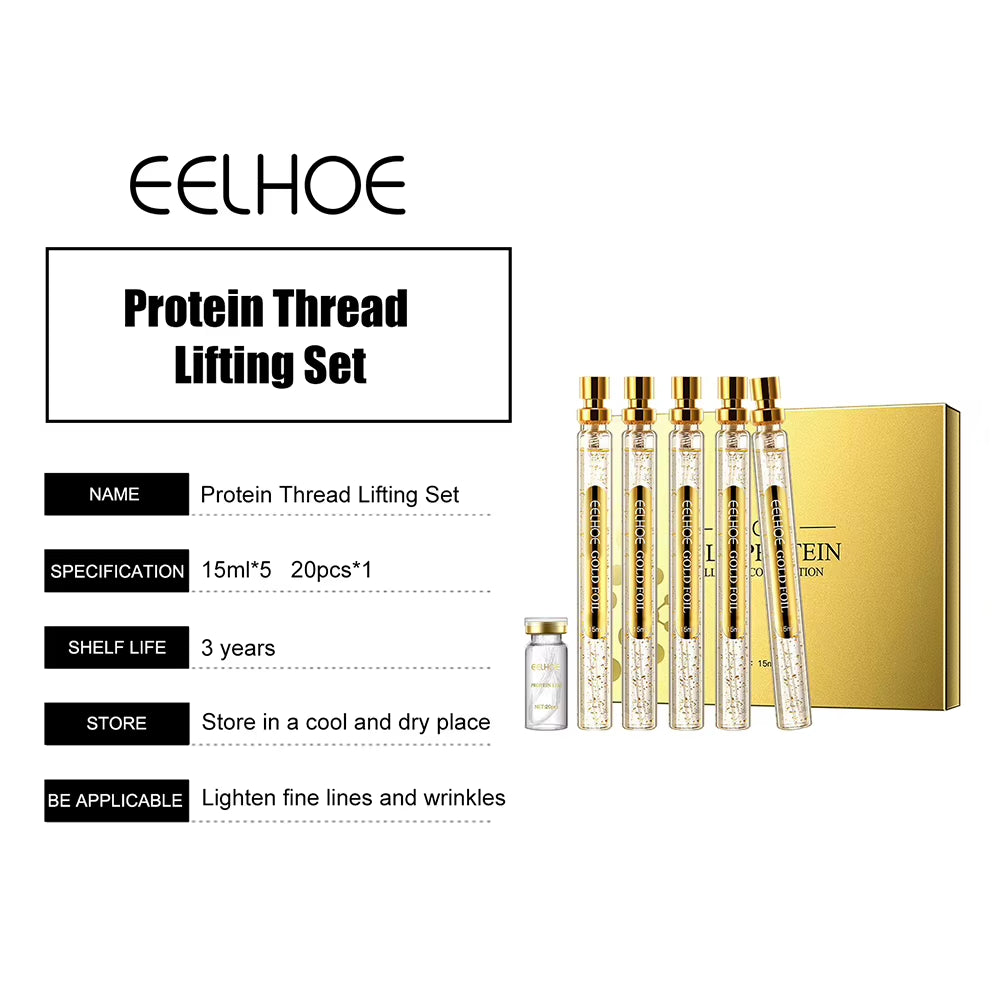 Anti-Aging Serum Protein Thread Absorbable Anti-Wrinkle Face Filler Skin Nourish Hydrate Face Lifting Tightening Skin Care