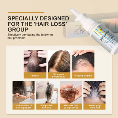 Biotin Hair Growth Products for Men Women Hair Loss Treatment Fast Grow Hair Spray Regrowth Thicken Oil Hair Care