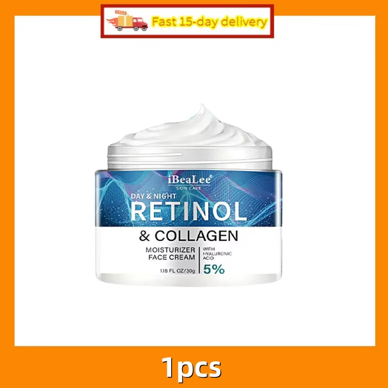 Retinol Anti-Wrinkle Cream for Men Collagen Anti-Aging Removal Face & Neck Wrinkle Efficient Moisturize Firming Korean Skin Care