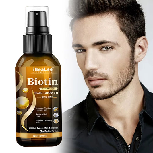 Hair Growth Products Biotin Fast Growing Hair Care Essential Oils anti Hair Loss Spray Scalp Treatment for Men Women