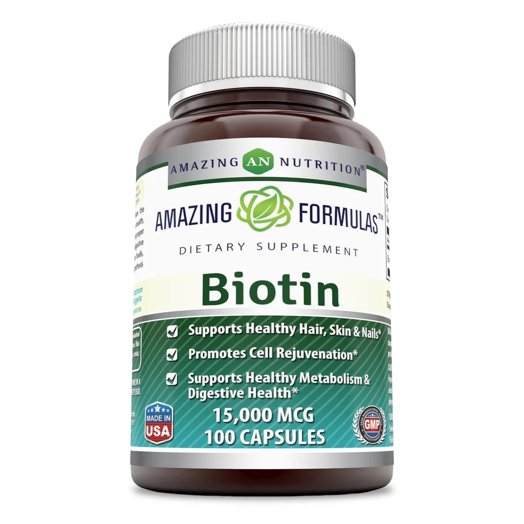 Biotin 15000 Mcg 100 Capsules