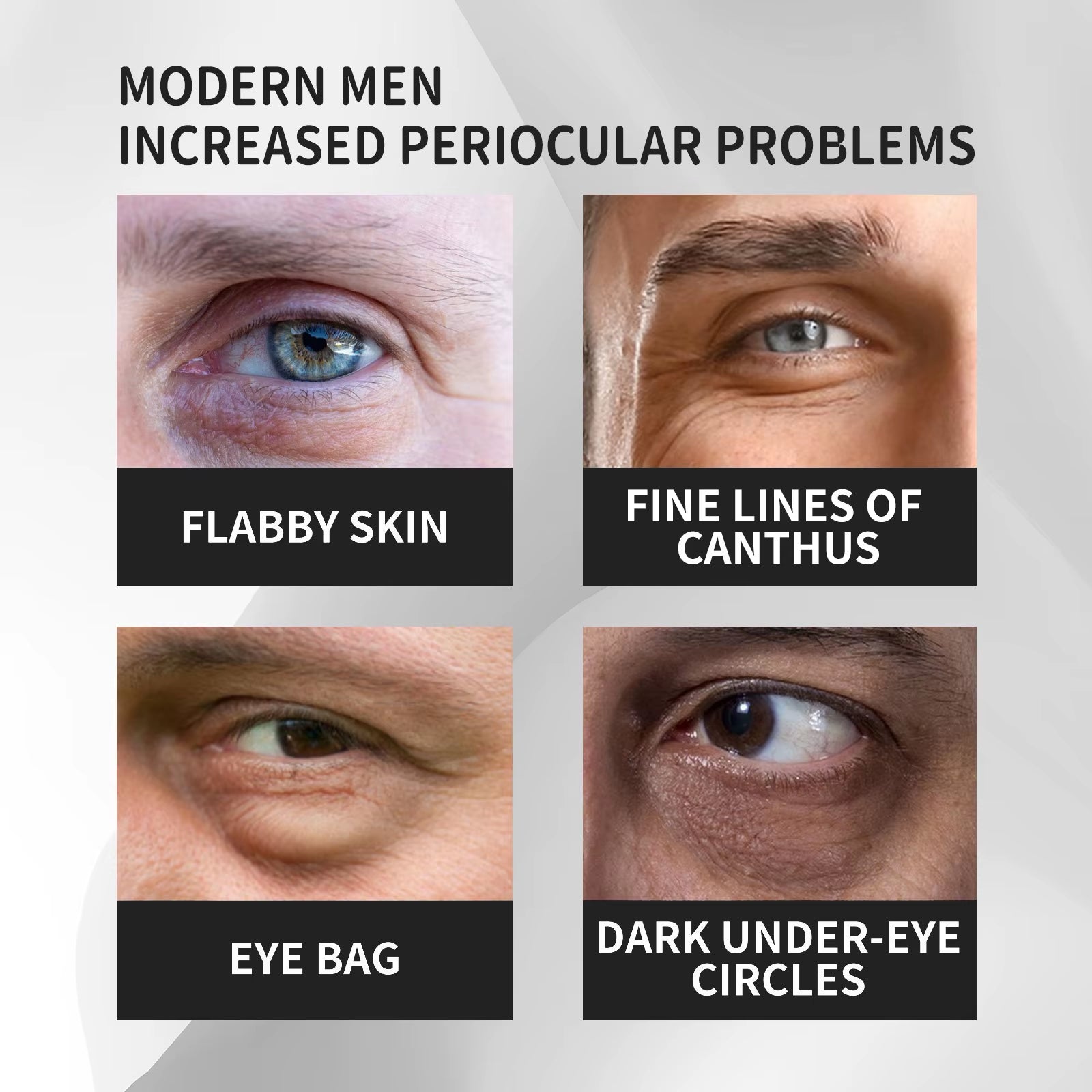 anti Aging Eye Cream Men Dark Circles Puffy Eyes Treatments Fade Fine Lines Nourishing Instant Firm Eye Bag Cream for Men