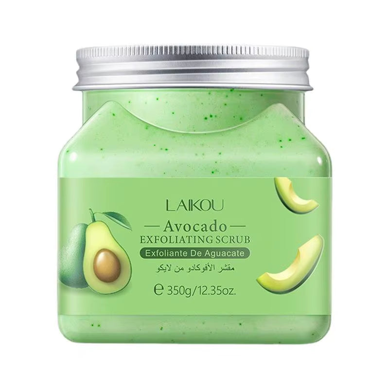 Avocado Facial Scrub Facial Care Scrub for Face Polish Mild Scrub Facial Exfoliator Festival Skin Care Gifts for Women & Men