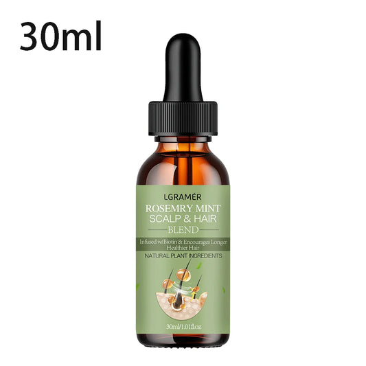 Hair Growth Essential Oil Rosemary Mint Hair Strengthening Oil Nourishing Treatment for Split Ends Dry Organics Hair Care Oil