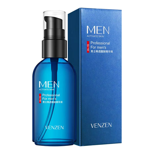 Arbutin Men Anti-Wrinkle Face Serum Oil Control Shrink Pores Essence Brighten Whitening Hyaluronic Moisturizing Skin Care 50Ml