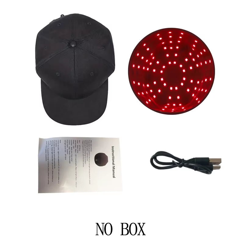 New 96 Lamp Beads Laser Hair Growth Cap Red Light Therapy Hat Professional Cap for Greasy Scalp Hair Care Adjustable Rear Strap