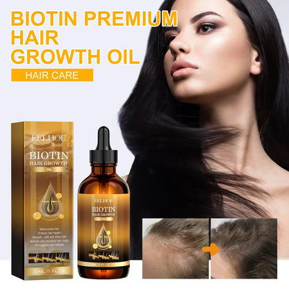 Biotin Serum Hair Care Fragrance Retention Flexibility Conditioner Repair Damaged Oil Hair Scalp Treatment for Women Men