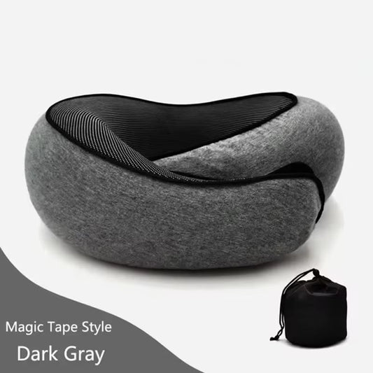 Memory Foam Neck Pillow Cervical Vertebra Travel Portable Noon Break Aircraft U Type of Pillow Sleep Camping Pillow Carry Bag