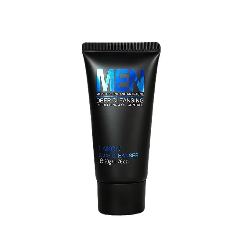 Men Facial Cleanser Face Washing Moisturizing Man Skin Care Oil Control Blackhead Remove Scrub Cosmetics Deep Norishing